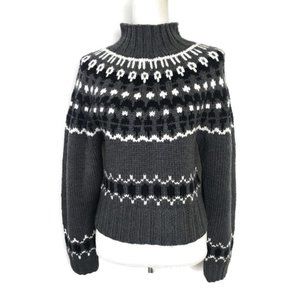 Moda international fair isle sweater Gray